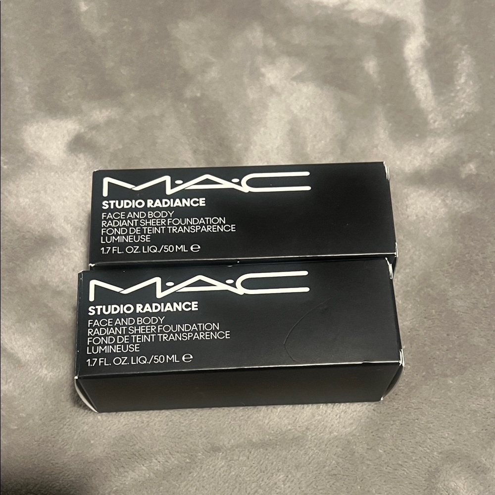 MAC Studio Radiance Face and Body foundations. C6 and C7. *full size*